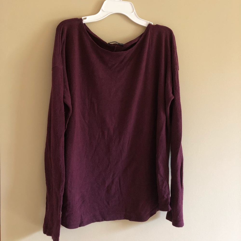 Purple sweater